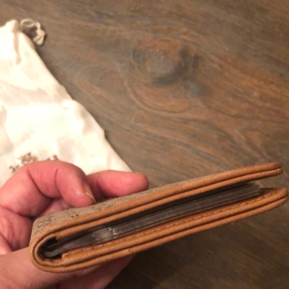 Leather coach wallet - Picture 6 of 7
